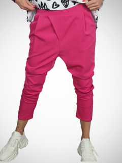 Fuchsiové stylové kalhoty MCO M