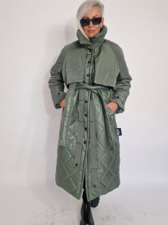 Khaki kabát CHILLOUT Khaki, UNI S-XL