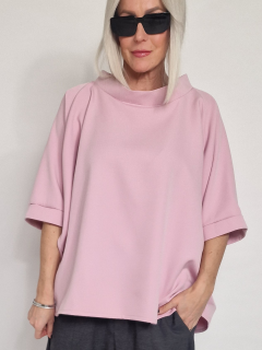 Růžová tunika CREATIV Pudrová růžová, UNI S-XL