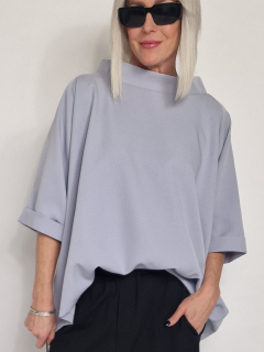 Šedá tunika CREATIV Šedá, UNI S-XL