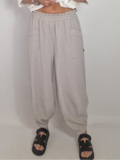 Šedé kalhoty LOREN Šedá, UNI S-XL