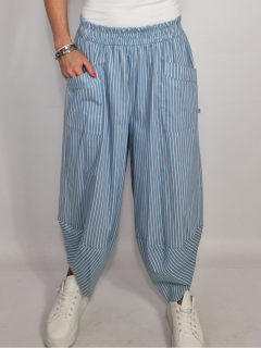 Světlé denim kalhoty SUNKISSED Světle modrá, UNI S-XL