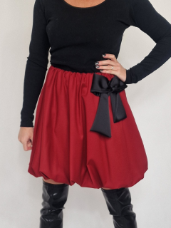 Vínová tulip sukně ANETT Vínová, UNI XS-L