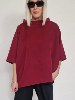 Vínová tunika CREATIV Vínová, UNI S-XL