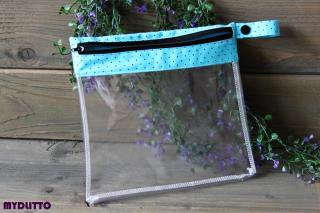 Kosmetická taštička Transparent  - mint