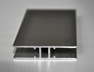 Spojovací AL H profily  - stříbrný ELOX - 10mm (Montážní příslušenství a doplňky polykarbonátových desek)