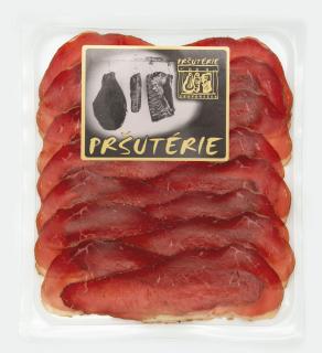 BRESAOLA vakuovaná cca 80g  Výrobek jemně nakrájen