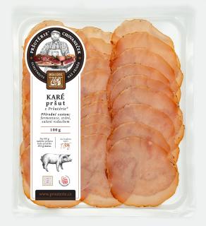 KARÉ pršut vakuovaný cca 100g  Výrobek jemně nakrájen