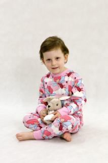 Střih dětské dvoudílné pyžamo vel.140-170 (114)