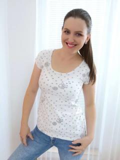 Střih na dámské tričko s přinechaným rukávem- vel.XS-XXL (24)