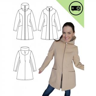 Střih pro projektor dámský kabátek Dream Coat vel.34-48