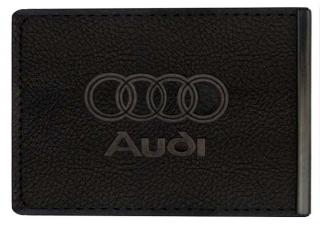 Dolarka pánská kožená peněženka AUDI. Ražené logo