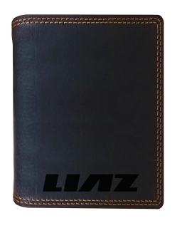 LIAZ truck kožená pánská peněženka hnědá RFID