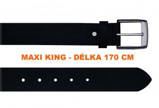 MaXiking kožený pánský opasek nadměrná velikost 170cm