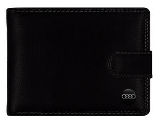 Peněženka AUDI kožená se zapínáním. Pravá kůže