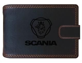 SCANIA kožená pánská peněženka pro řidiče a truckery