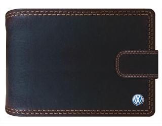 Volkswagen kožená pánská peněženka hnědá RFID