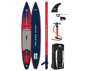 Nafukovací paddleboard Aqua Marina Race Young - 12'6''x22''x4" Hliník