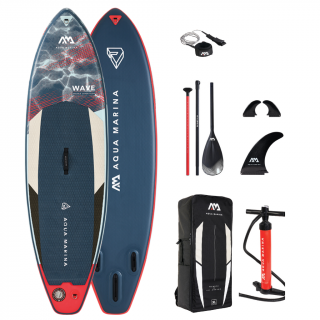 Nafukovací paddleboard Aqua Marina Wave - 8'8 x30 x4  Karbon