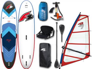 Nafukovací paddleboard F2 Peak Ws 10'8''x32''x6  + Komplet s plachtou Ascan Pro 4.5m²