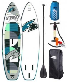 Nafukovací paddleboard F2 Stereo - 11'5''x33''x6  Karbon