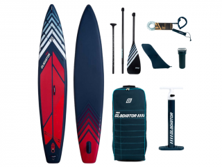 Nafukovací paddleboard Gladiator Pro Light - 12'6"x30"x5" Karbon