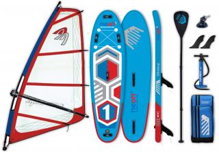Nafukovací paddleboard Neon 1 Windsup 10'5  + Komplet s plachtou Ascan Pro 1.5m²