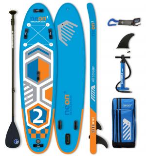 Nafukovací paddleboard Neon 2 - 10'10''x32''x6  Karbon