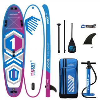 Nafukovací paddleboard Neon X1 Lady Round Hliník