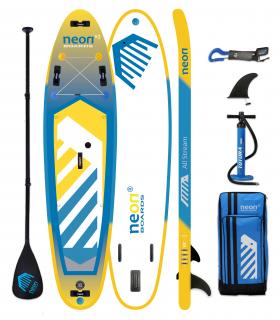 Nafukovací paddleboard Neon X3 All Stream 11'x32"x5" Hliník