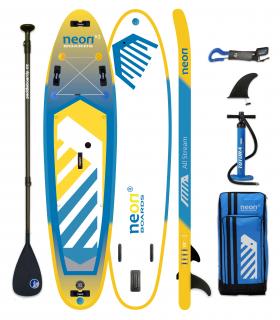 Nafukovací paddleboard Neon X3 All Stream 11'x32"x5" Karbon