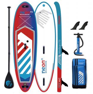 Nafukovací paddleboard Neon X5 Windsup LTD 10’5 x34 x6  Hliník, Chci dokoupit