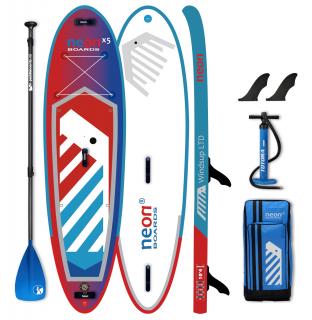Nafukovací paddleboard Neon X5 Windsup LTD 10’5 x34 x6  Sklolaminát, Chci dokoupit