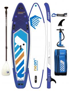 Nafukovací paddleboard Neon X7 Golden Tourer 12’0" x32"x6" ABS/karbon