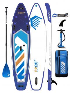 Nafukovací paddleboard Neon X7 Golden Tourer 12’0" x32"x6" Sklolaminát