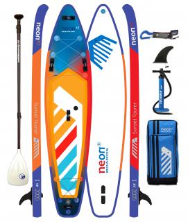 Nafukovací paddleboard Neon X7 Sunset Tourer 12’0" x34"x6" ABS/karbon