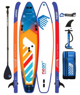 Nafukovací paddleboard Neon X7 Sunset Tourer 12’0" x34"x6" Karbon