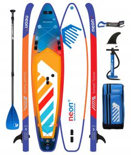 Nafukovací paddleboard Neon X7 Sunset Tourer 12’0" x34"x6" Sklolaminát