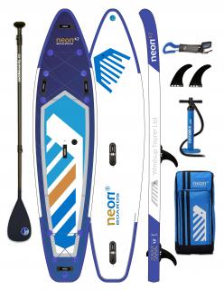 Nafukovací paddleboard Neon X7 Windsup Tourer LTD 12’0´´x32´´x6´´ Karbon