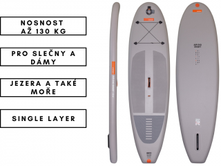 Nafukovací paddleboard RRD Air Evo Smart Y26 10'4 x34´´x6  Karbon
