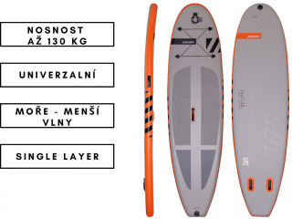 Nafukovací paddleboard RRD Air Evo Travel Y26 10'4 x34 x6  Bez pádla