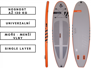 Nafukovací paddleboard RRD Air Evo Travel Y26 10'4"x34"x6" Sklolaminát