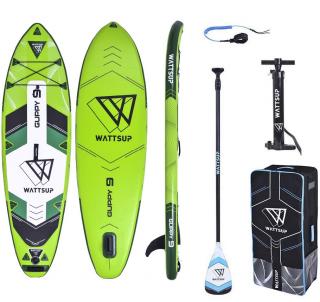 Nafukovací paddleboard Wattsup Guppy  - 9'0''x30''x5  Karbon
