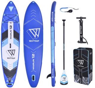 Nafukovací paddleboard Wattsup Marlin - 12'0''x33''x6  Karbon