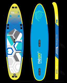 Paddleboard pro dva Neon X3 Windsup LTD 11’2″x32″x6″ Hliník