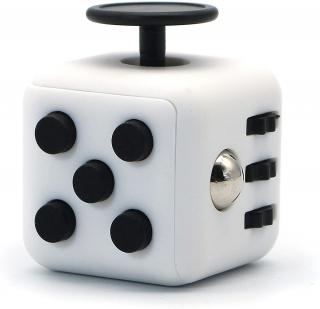 Cube Dice Fidget cube Antistresová kostka Barva: Bílo černá