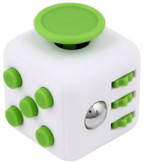 Cube Dice Fidget cube Antistresová kostka Barva: Bílo zelená