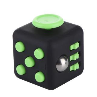 Cube Dice Fidget cube Antistresová kostka Barva: Černo zelená