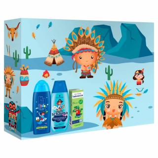 Dárková sada - pro děti - Sprchový gel + šampon + zubní pasta pro kluky