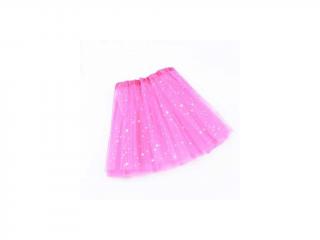 LED svítící sukně Princess - Růžová